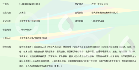 北京市保安服務總公司豐臺分公司 融合北京信息技術咨詢服務的現代化安保新范式